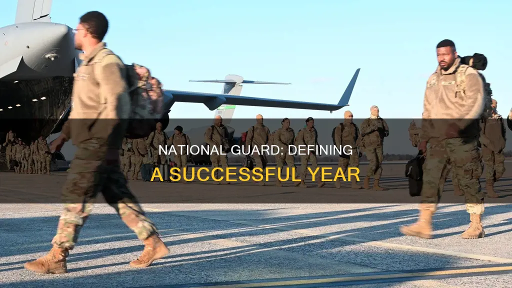 what constitutes a good year in the national guard