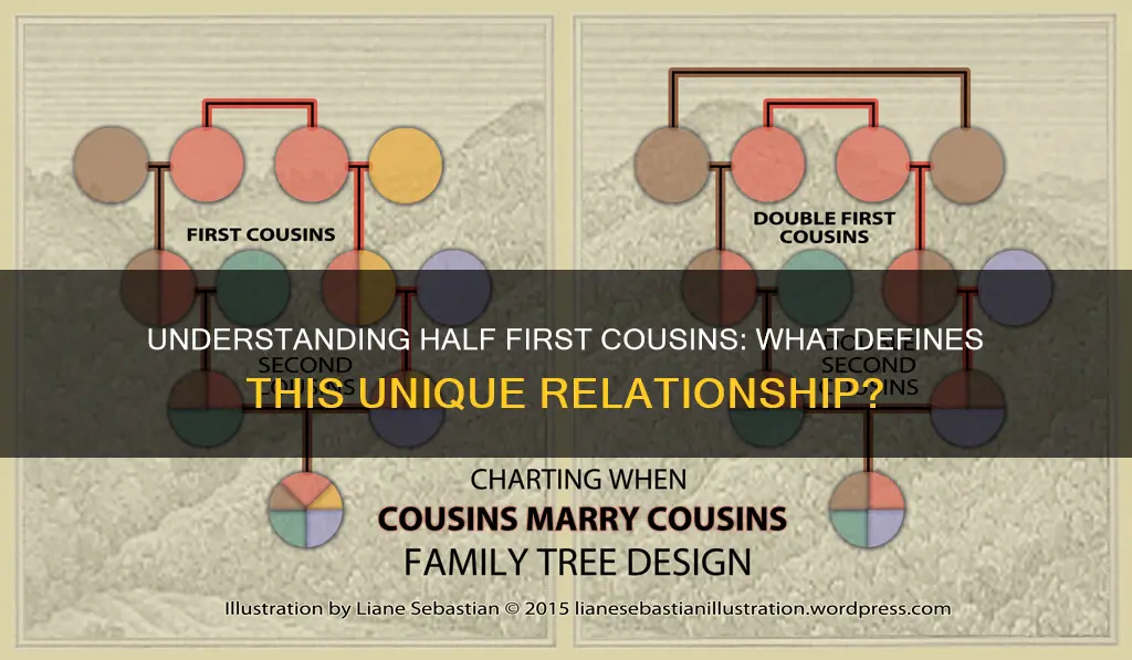 what constitutes a half first cousin