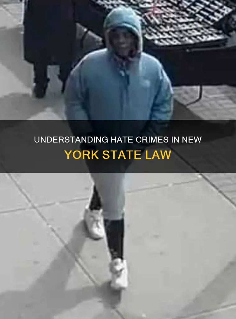 what constitutes a hate crime in new york