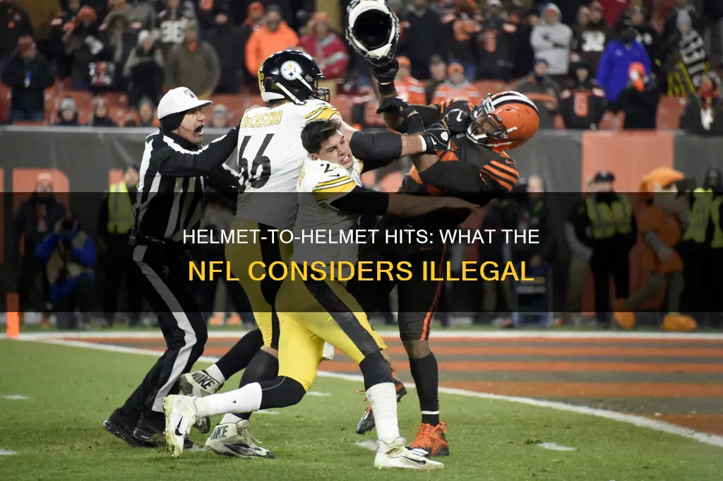 what constitutes a helmet to helmet hit in nfl