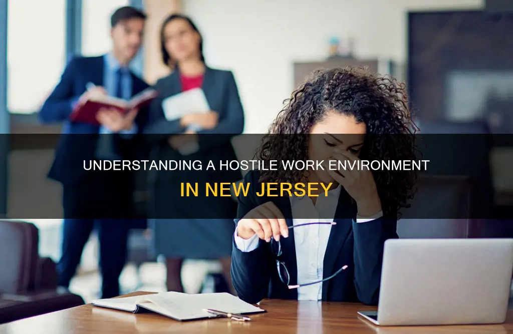what constitutes a hostile work environment in nj