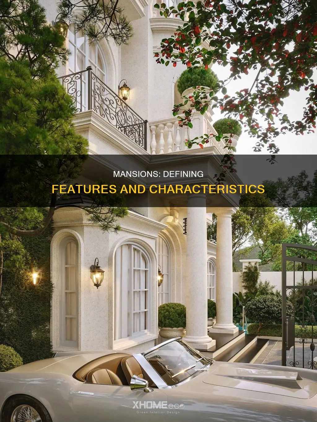 what constitutes a house being called a mansion