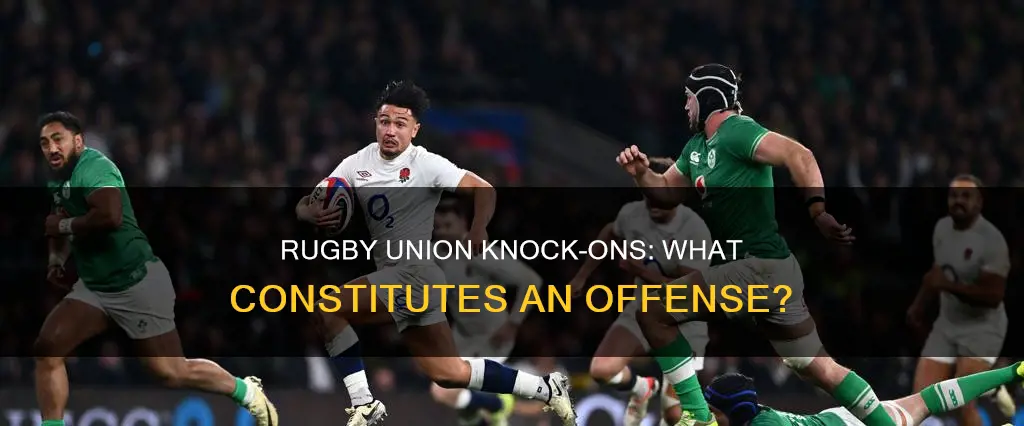 what constitutes a knock on in rugby union