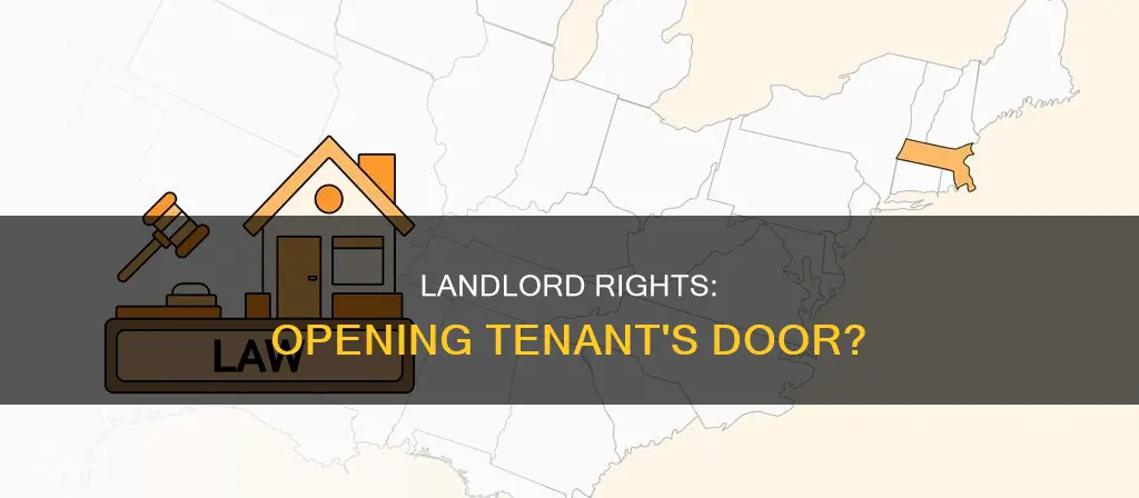what constitutes a landlord open a tenants door without permission