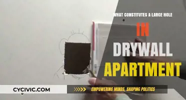 Drywall Damage: What Counts as a Large Hole?
