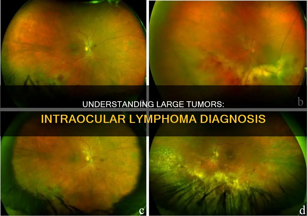 what constitutes a large tumor with intraocular lymphoma