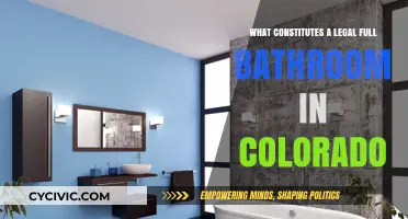 Colorado's Legal Full Bathroom Requirements