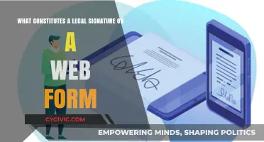 Web Form Legality: What Counts as a Signature?