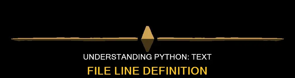 what constitutes a line in a text file in python