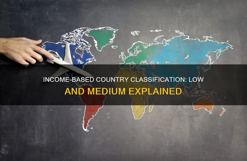 what constitutes a low and medium income country