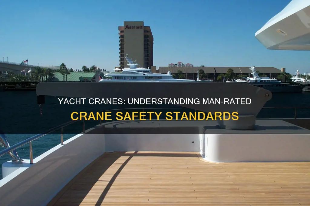 what constitutes a man-rated crane on a yacht