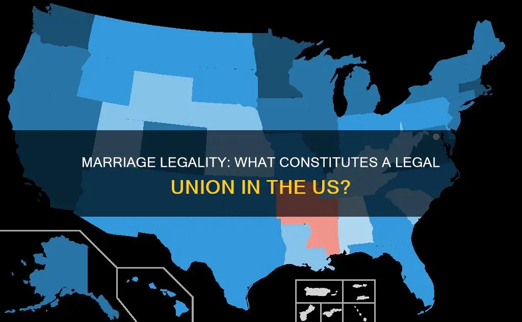 what constitutes a marriage legally im the us