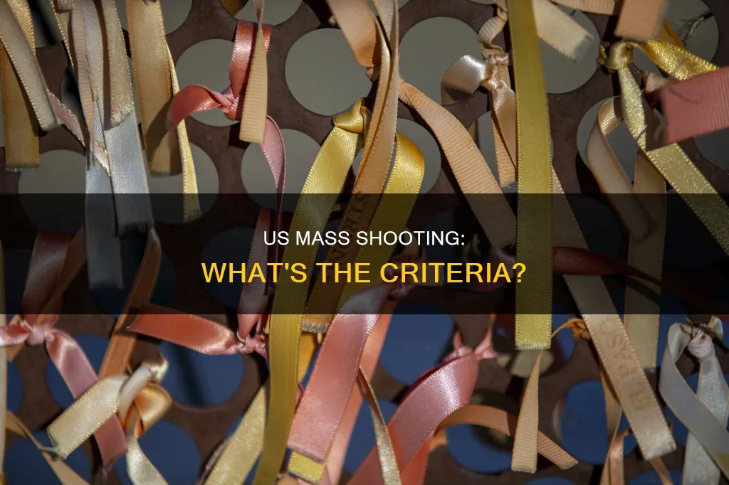 what constitutes a mass shooting in the us