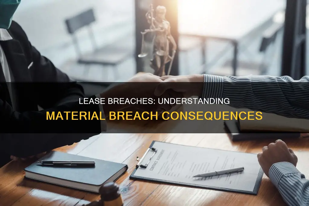 what constitutes a material breach of a lease