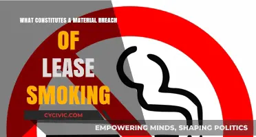 Lease Violation: Smoking's a Material Breach