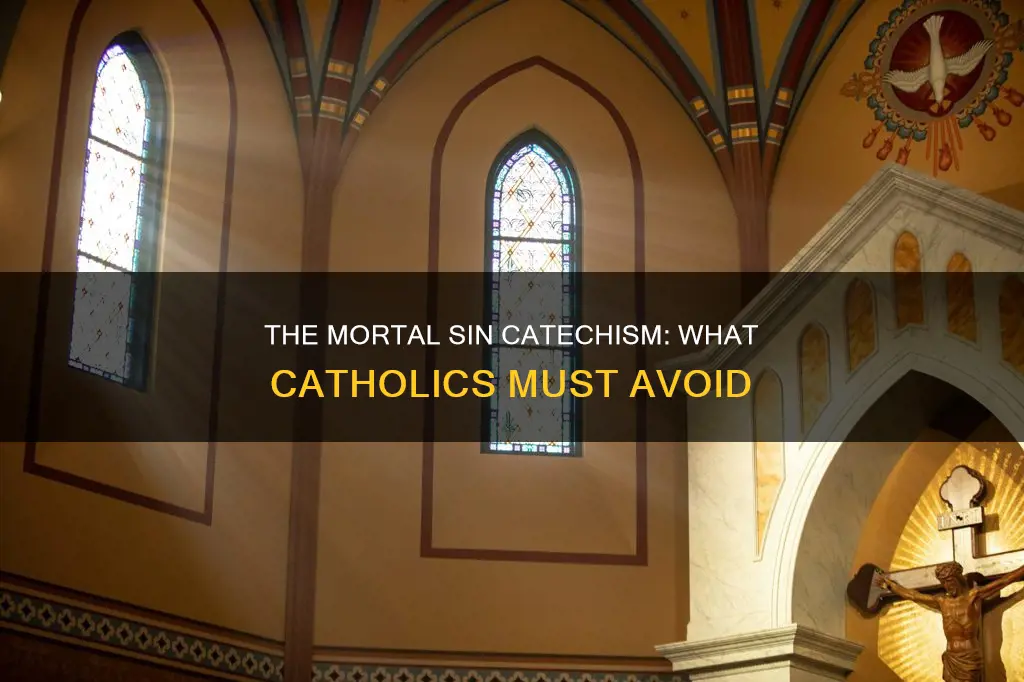 what constitutes a mortal sin catechism of the catholic church
