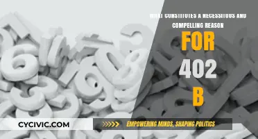 Understanding 402(b) Necessitous and Compelling Reasons