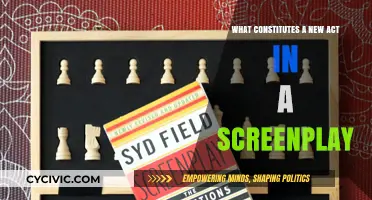 Screenplay Acts: Defining Moments and Storytelling