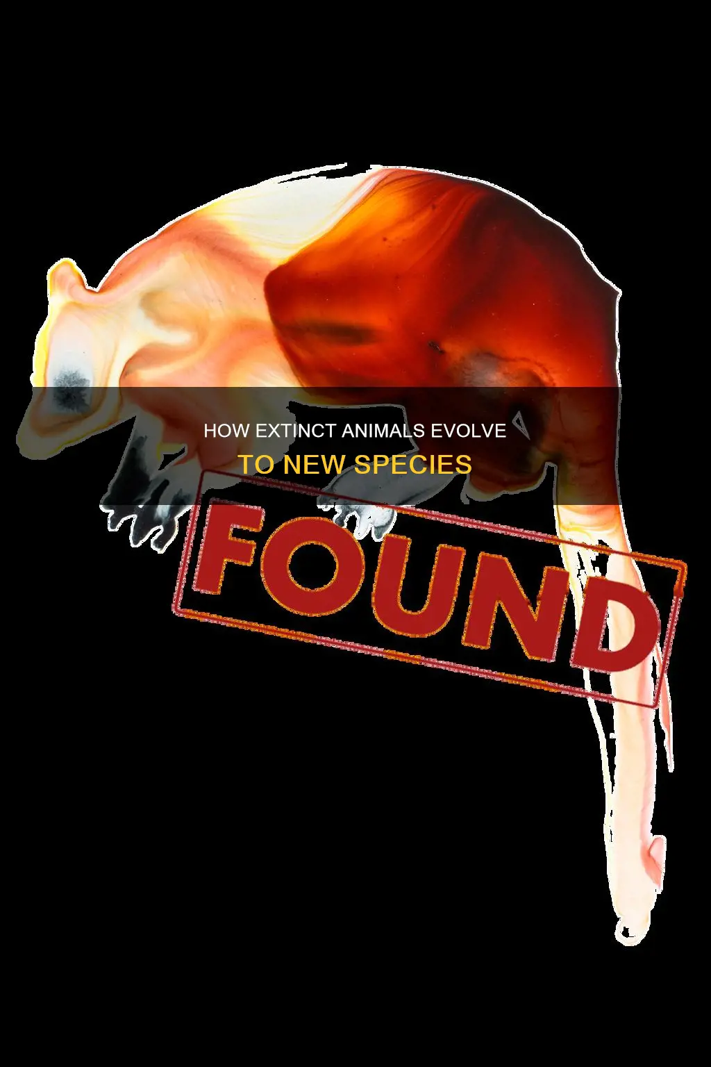 what constitutes a new species for extinct animals