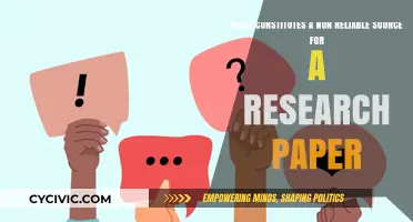 Research Paper Red Flags: Unreliable Sources