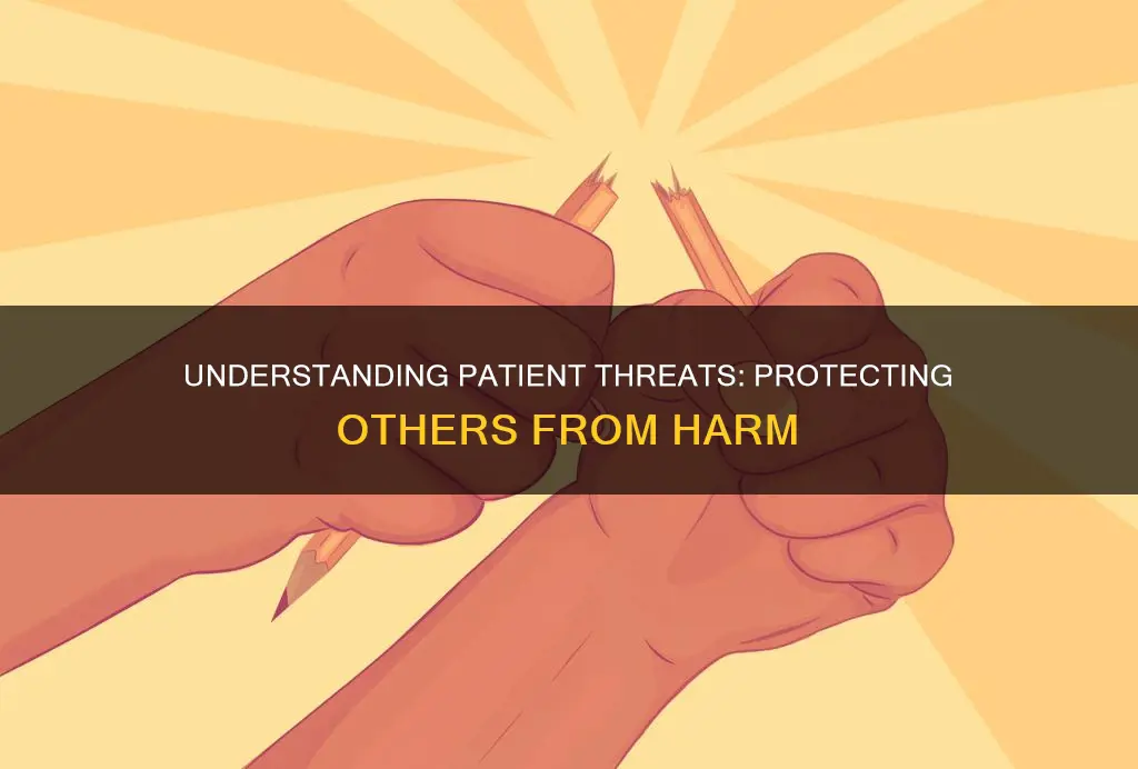 what constitutes a patient being a threat to others