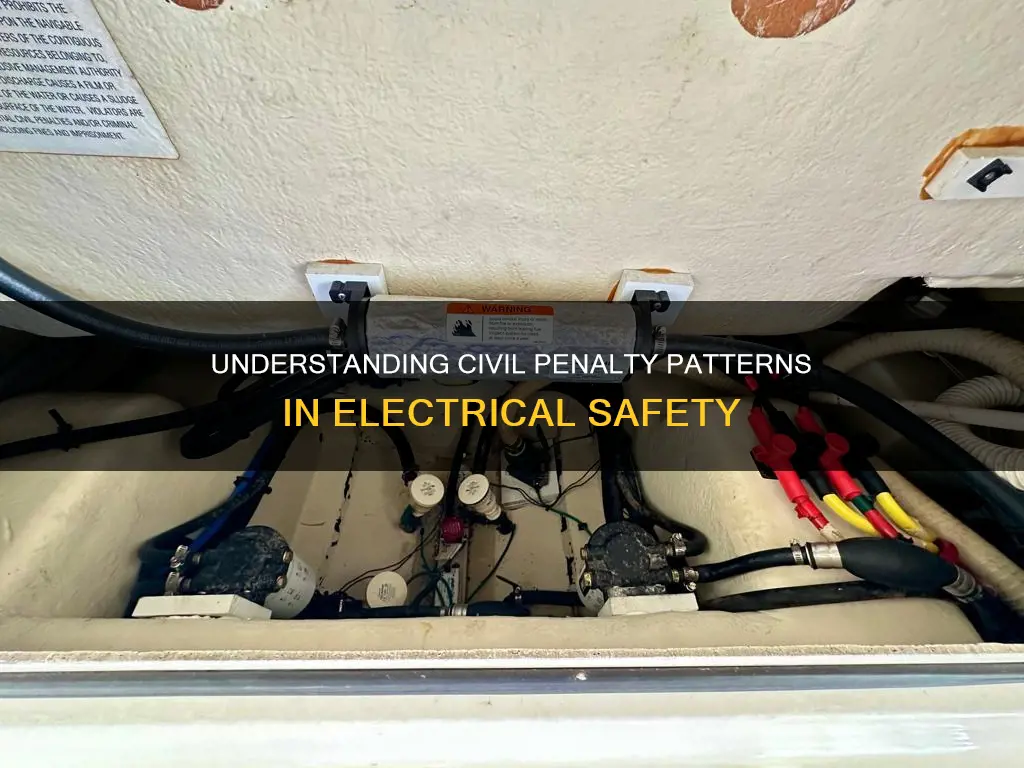 what constitutes a pattern of conduct for electrical civil penalties