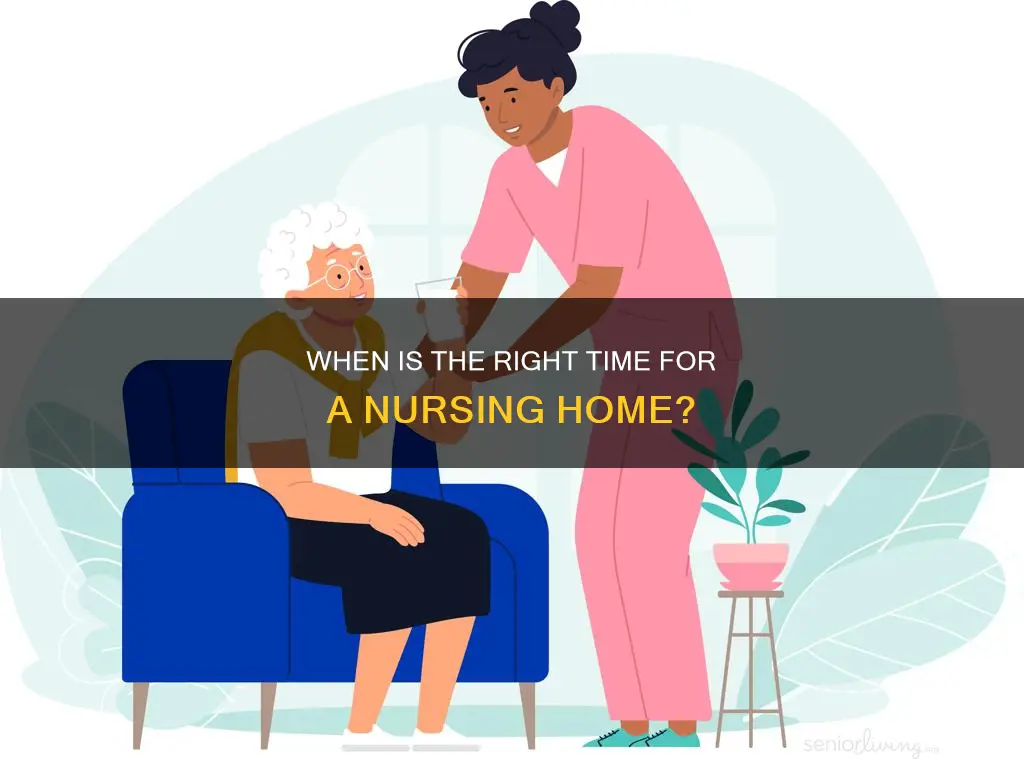 what constitutes a person going into a nursing home