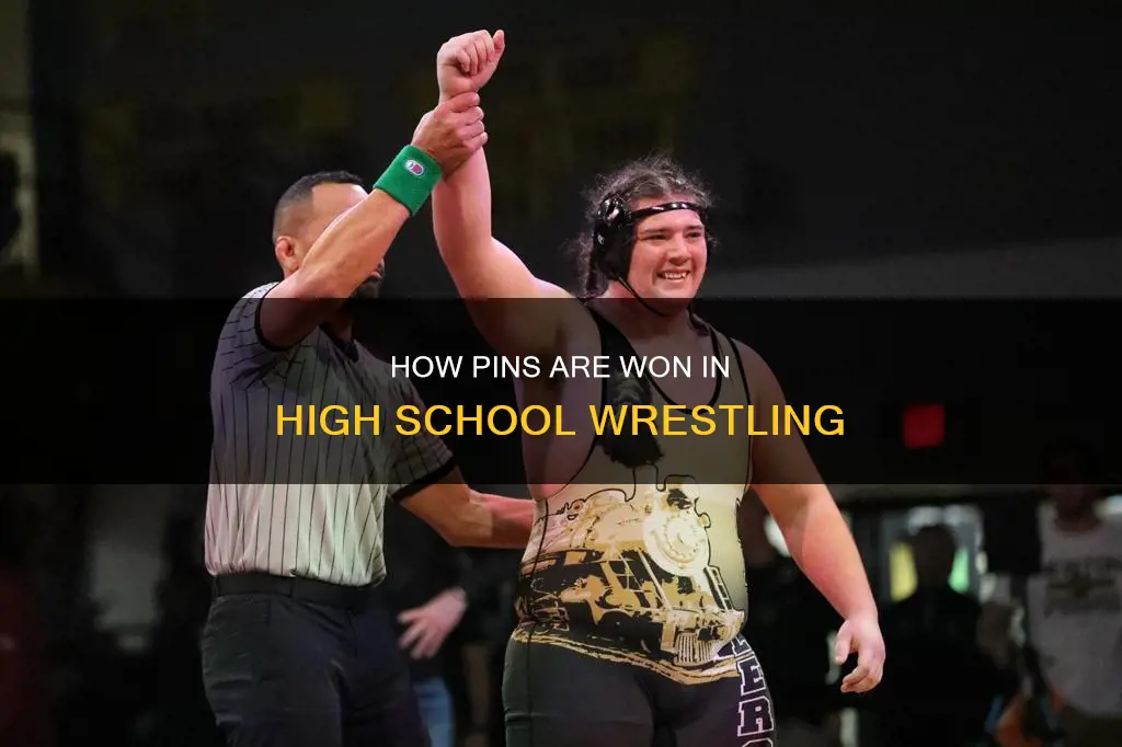 what constitutes a pin in high school wrestling
