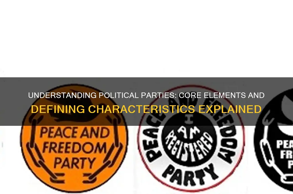 what constitutes a political party