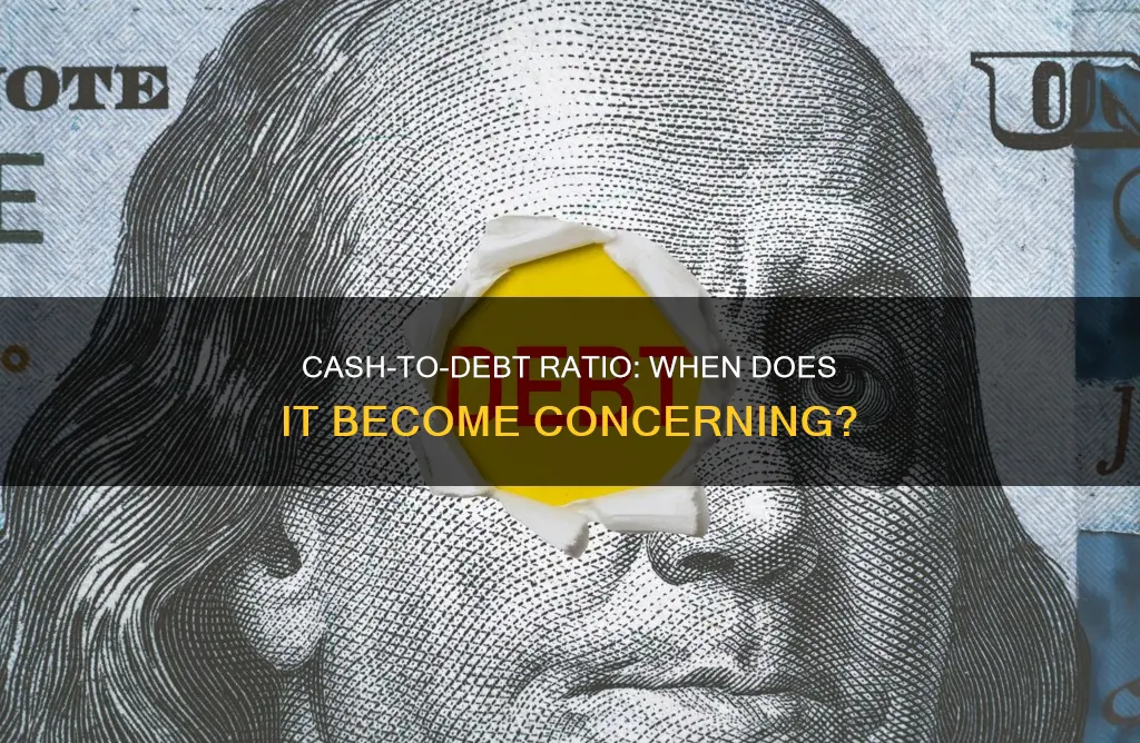 what constitutes a poor cash to debt ratio