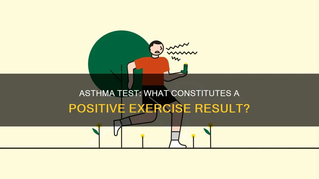 what constitutes a positive exercise induced asthma test