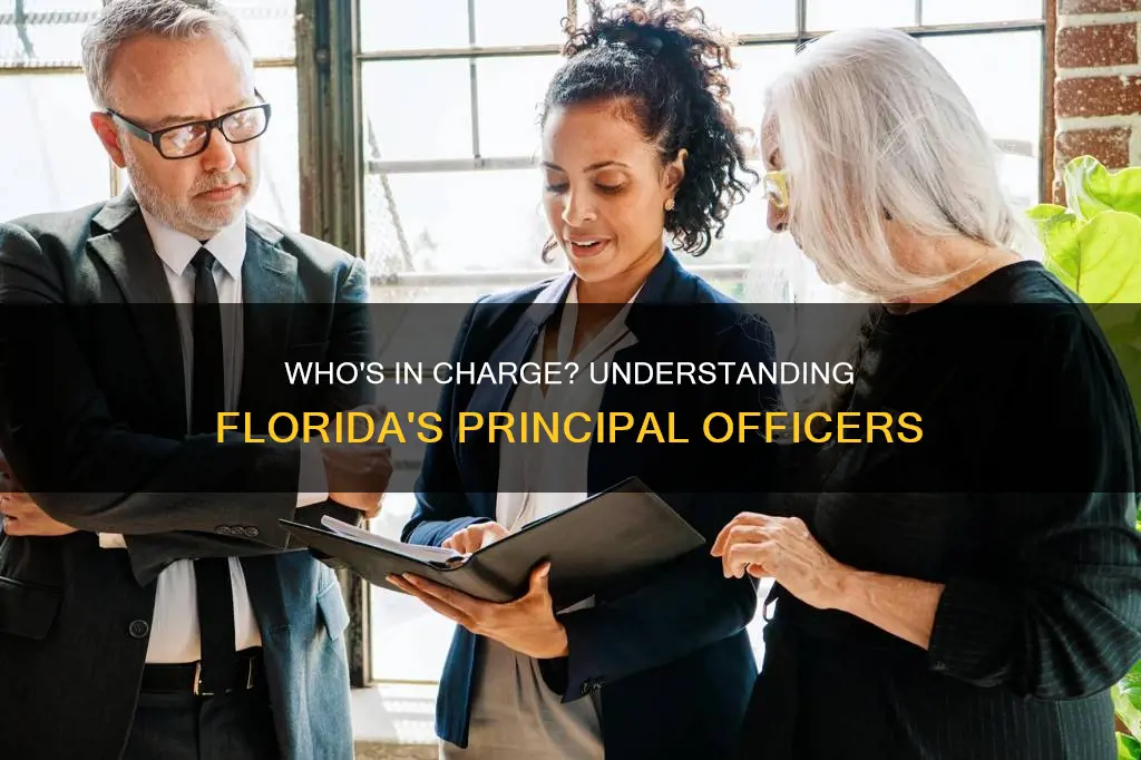 what constitutes a principal officer of a business in florida