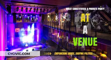 Venue Private Parties: What Constitutes 'Private'?
