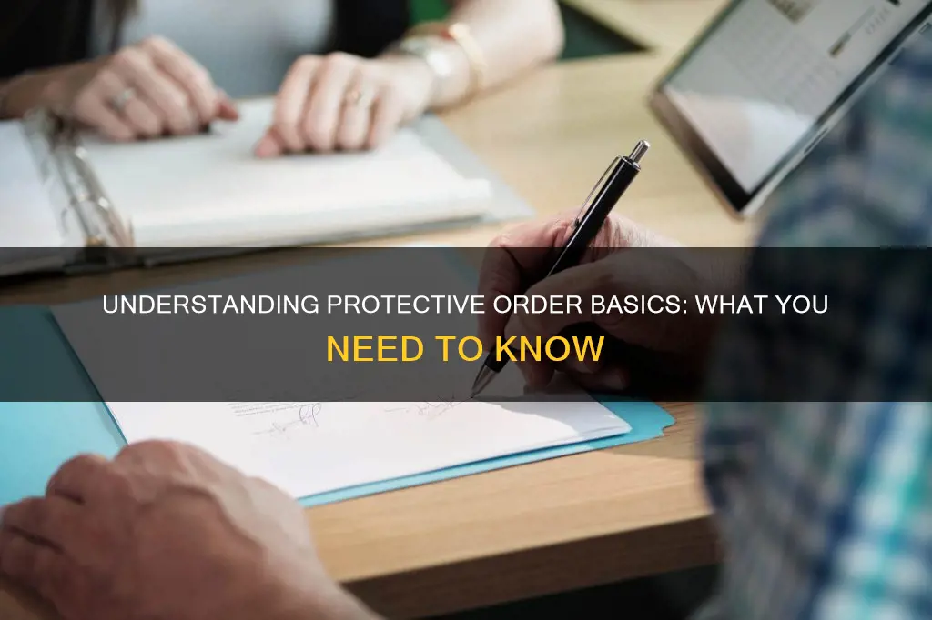 what constitutes a protective order