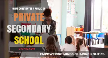 Factors Defining Public and Private Secondary Education