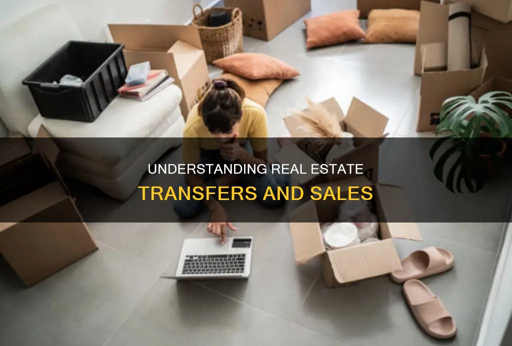 what constitutes a real estate transfer or sale