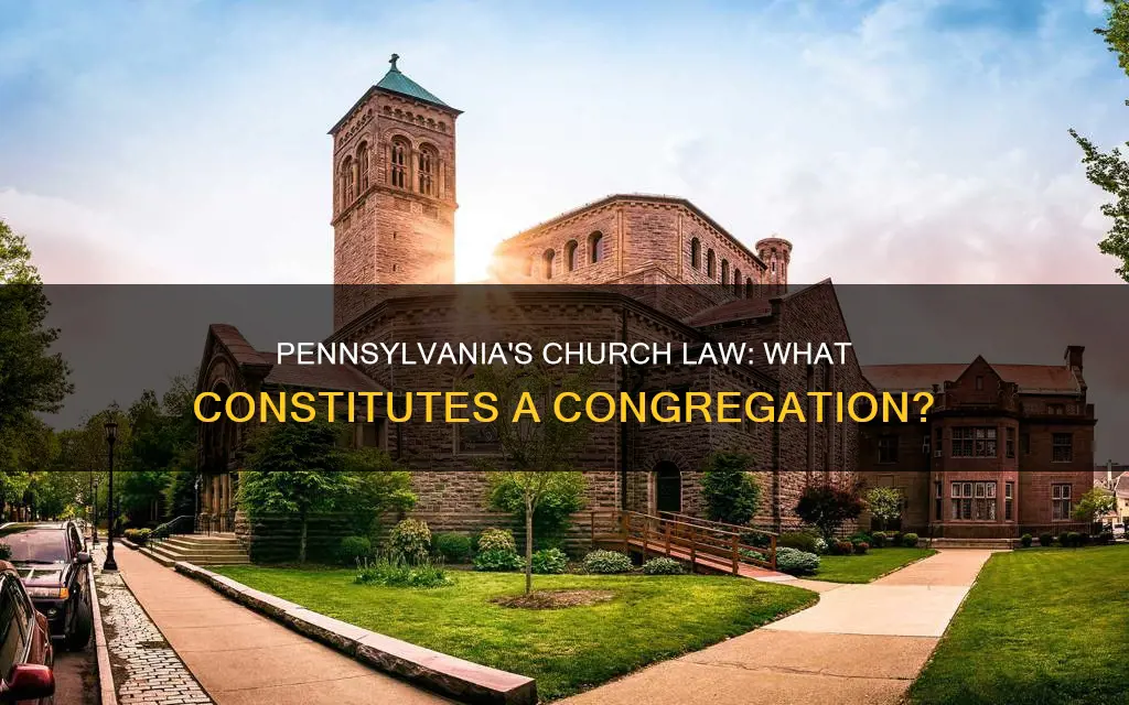 what constitutes a regularly established church or congregation in pennsylvania