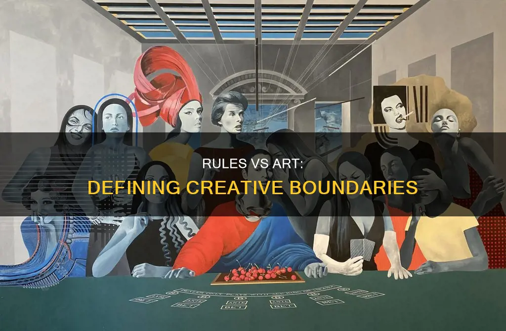 what constitutes a rule and what constitutes artistic presentation