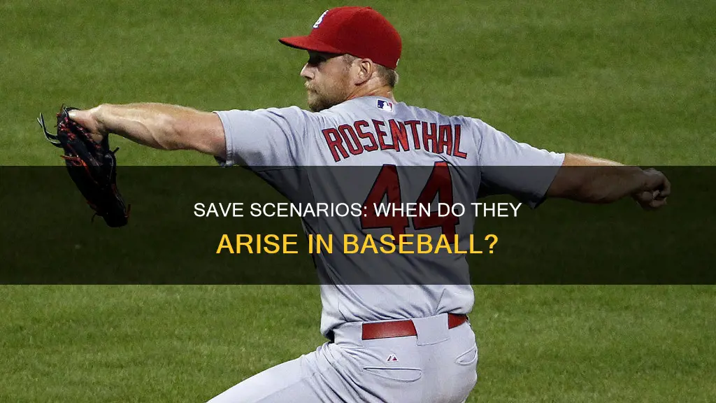 what constitutes a save opportunity situation in baseball