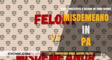 Misdemeanor Charges in PA: Understanding Degrees and Penalties