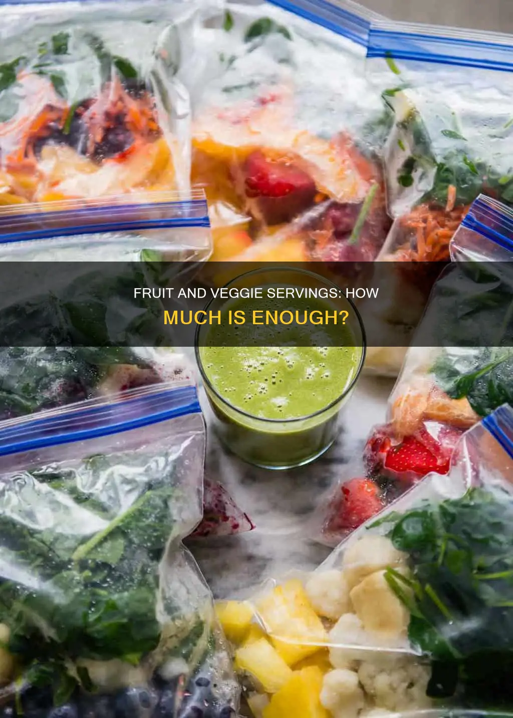 what constitutes a serving of fruit or vegetable