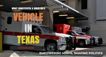 Siren Vehicle Laws in Texas: What You Need to Know