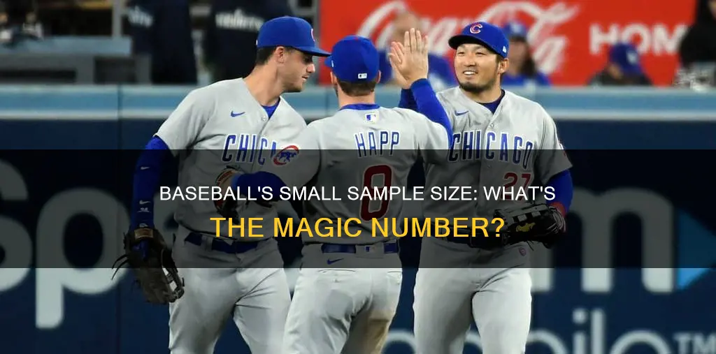 what constitutes a small sample size in basbeball