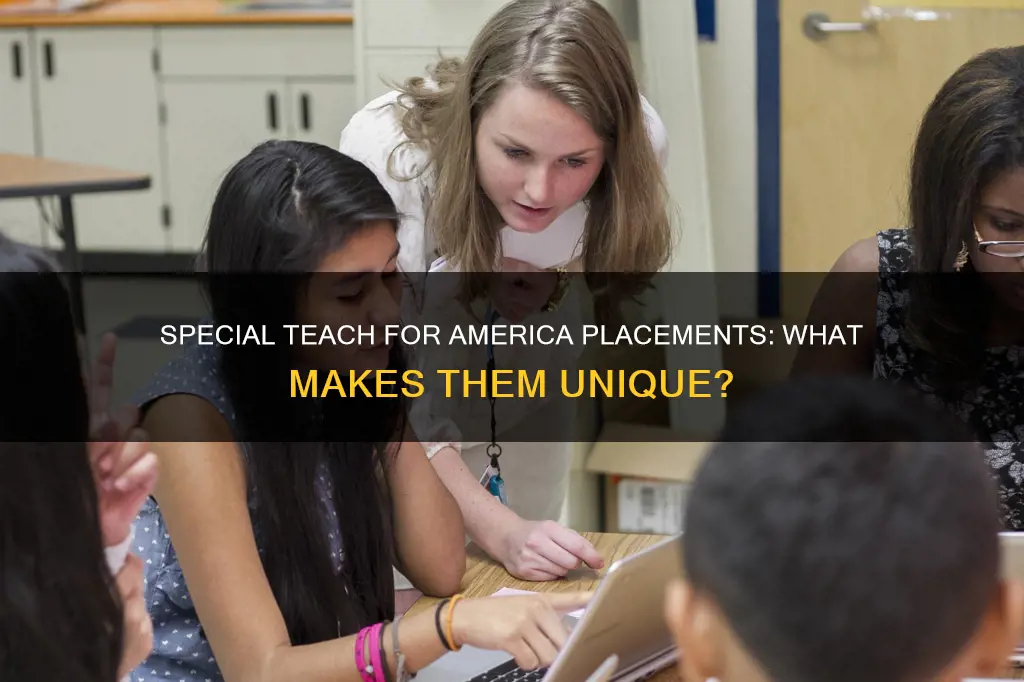 what constitutes a special circumstance teach for america placement