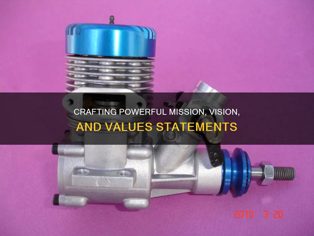 what constitutes a strong mission values and vision statement