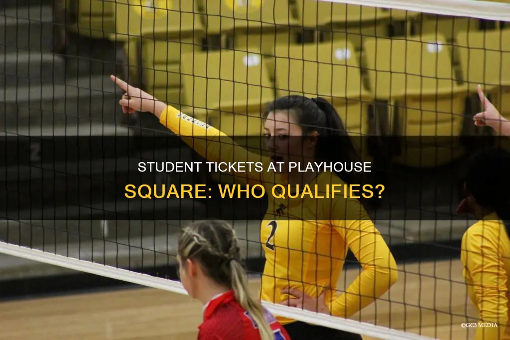 what constitutes a student ticket at playhouse square