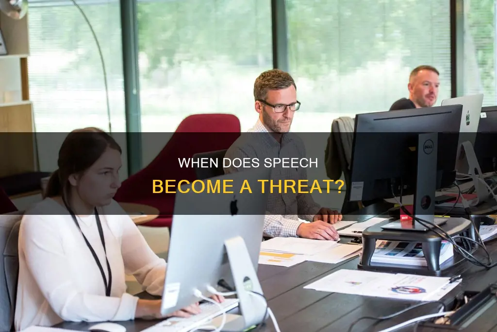 what constitutes a threat to incite violence against someone else