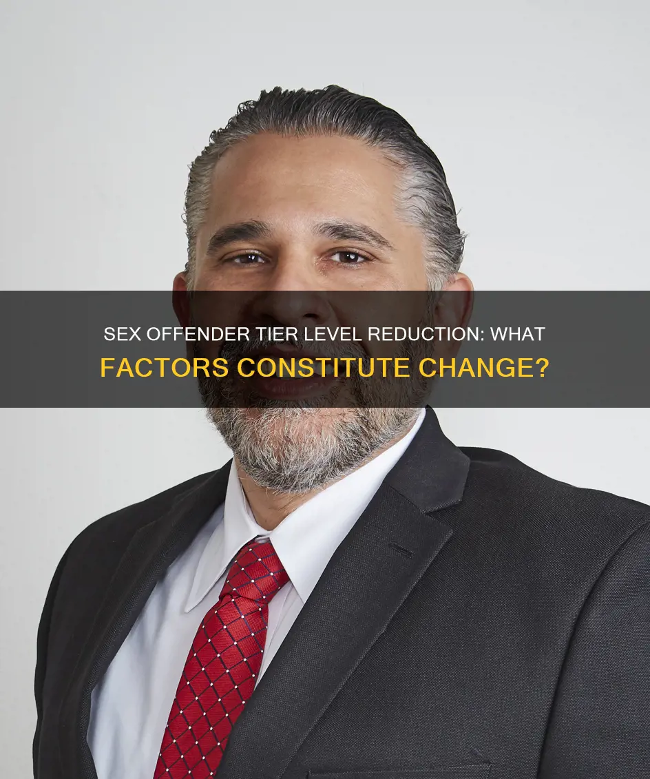 what constitutes a tier level reduction for sex offenders