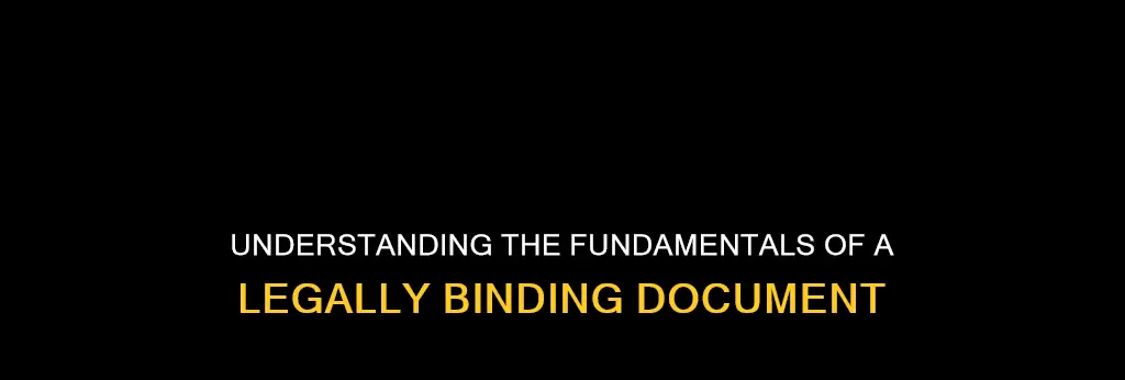 what constitutes a valid written instrument