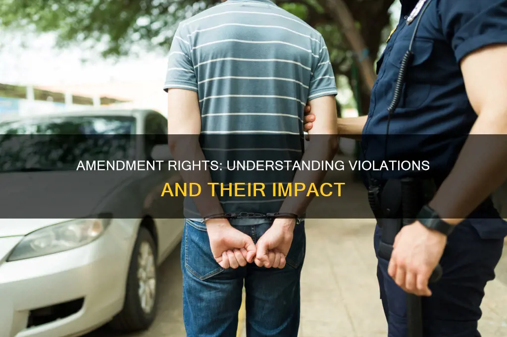 what constitutes a violation of amendment rights